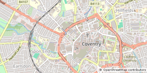 Map of Coventry