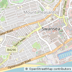 Map of Swansea