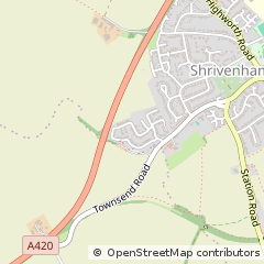 Map of Swindon, Oxon