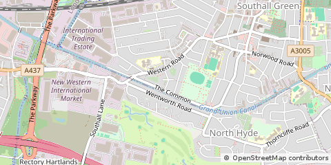 Map of Southall