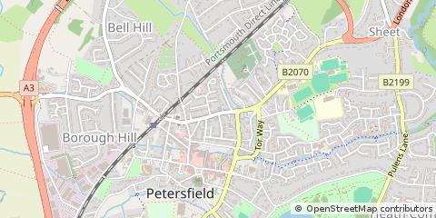 Map of Petersfield, Hampshire