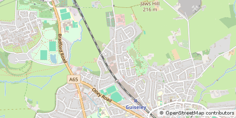 Map of Leeds, West Yorkshire
