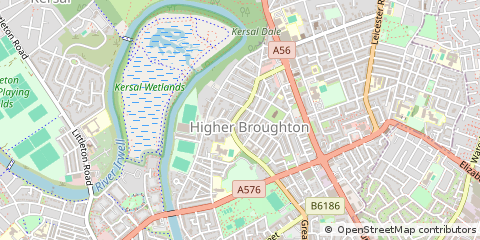 Map of Salford