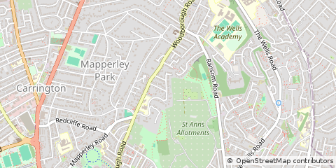 Map of Nottingham