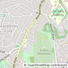 Map of Nottingham