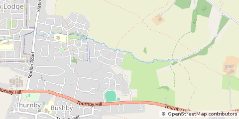 Map of Leicester