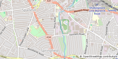 Map of Birmingham