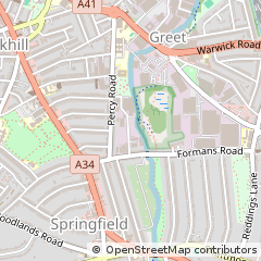 Map of Birmingham