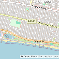 Map of Hove, East Sussex