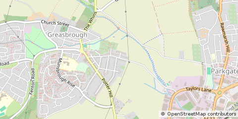Map of Rotherham