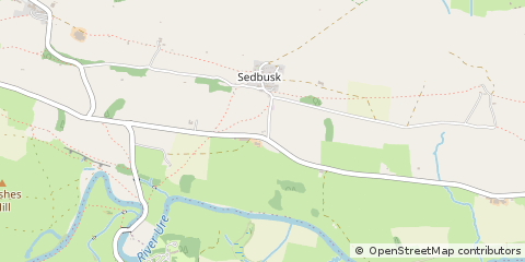 Map of Hawes, North Yorkshire
