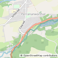 Map of Truro, Cornwall
