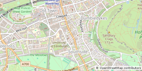 Map of Edinburgh
