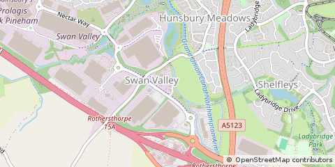 Map of Northampton