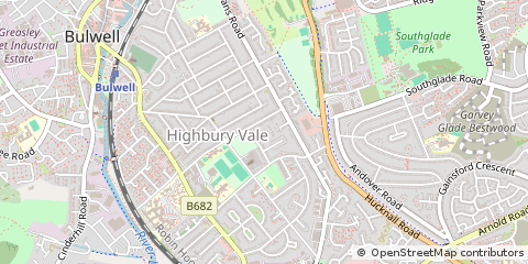 Map of Nottingham
