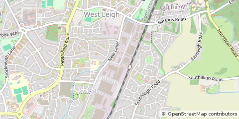 Map of Havant, Hampshire
