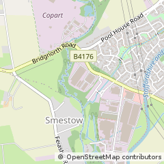 Map of Wolverhampton, Worcestershire