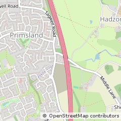 Map of Droitwich, Worcestershire