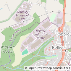 Map of Plymouth, Devon