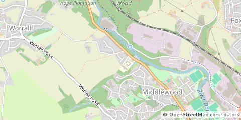 Map of Sheffield
