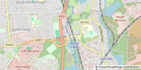 Map of ASH Vale