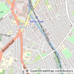 Map of Birmingham, West Midlands