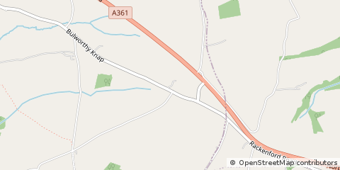 Map of Tiverton, Devon