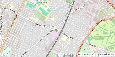 Map of Leicester, Leicestershire