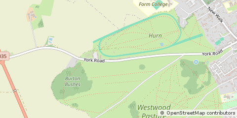 Map of Beverley, East Yorkshire