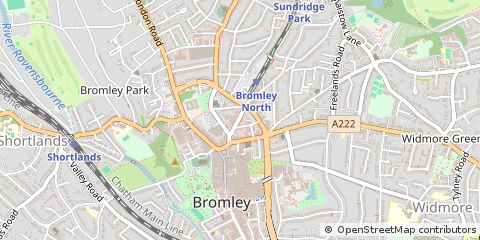 Map of Bromley