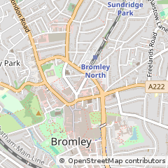 Map of Bromley