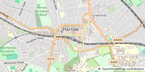 Map of Harrow