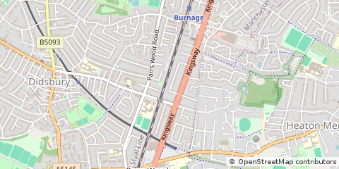 Map of Altrincham