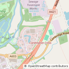 Map of Bedford
