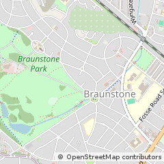 Map of Leicester