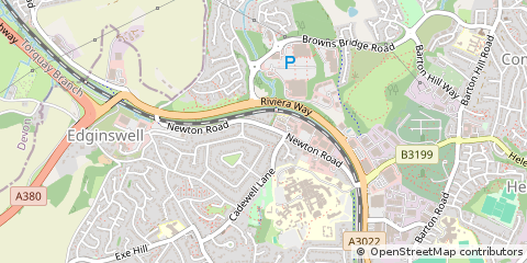 Map of Torquay, Devon