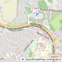 Map of Torquay, Devon