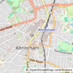 Map of Altrincham