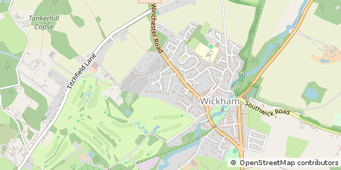 Map of Fareham, Hampshire