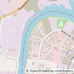 Map of Middlesbrough, Cleveland