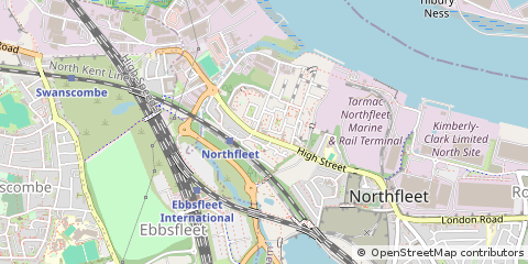Map of Gravesend