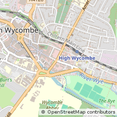 Map of High Wycombe, Buckinghamshire