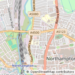 Map of Northampton
