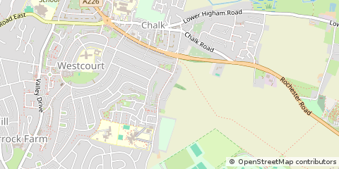 Map of Gravesend