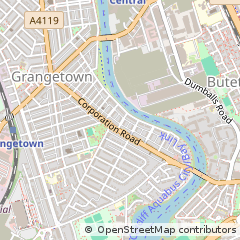 Map of Cardiff