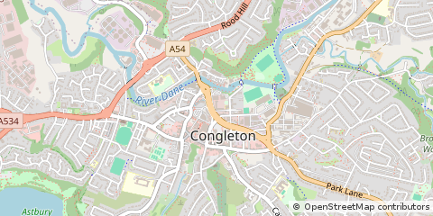 Map of Congleton