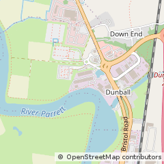 Map of Bridgwater, Somerset