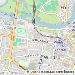 Map of Windsor, Berkshire