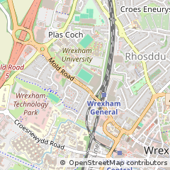 Map of Wrexham