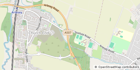 Map of Arlesey